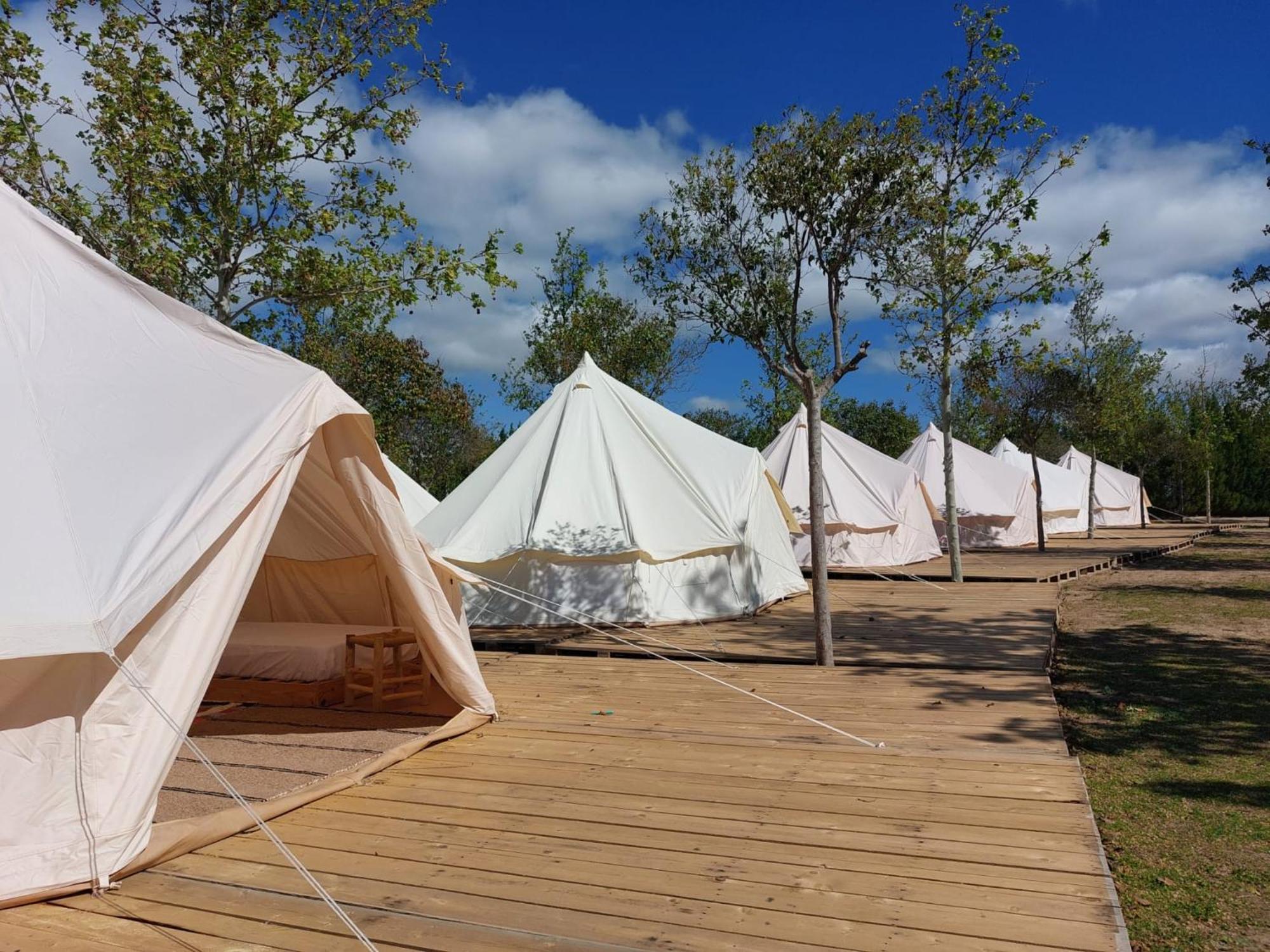 Bungalows Zaragoza Camping Exterior photo